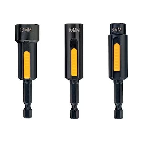 Dewalt | Impact Torsion heads, 8 mm, 10 mm, 13 mm | DT7460-QZ
