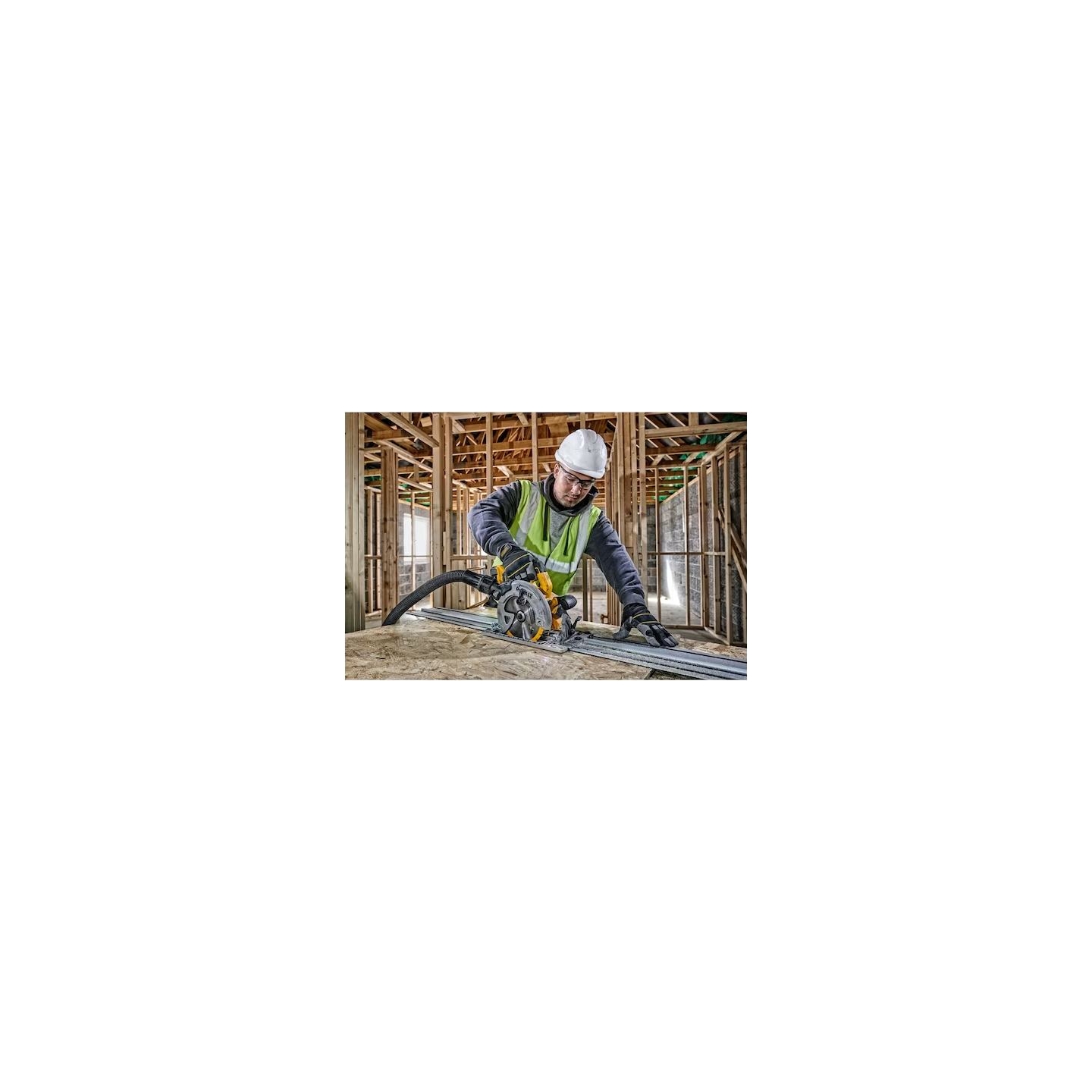 Dewalt | 18V XR Brushless 184 mm Rail Compatible Circular Saw | DCS572N-XJ | 1010 W