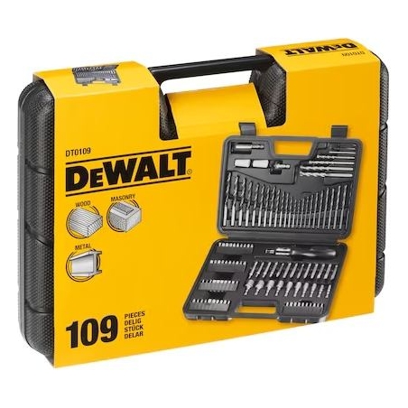 Dewalt Set of drills and torsion nozzles, 109 pcs. | DT0109-QZ