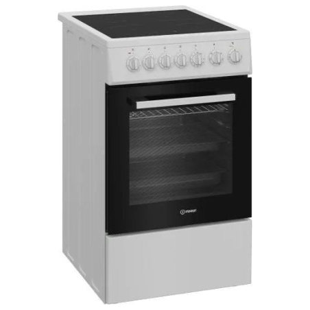 Indesit Cooker | IS5V5GSW/P | Hob type Ceramic | Oven type  Electric | White | Width 50 cm | Depth 60 cm | 55 L