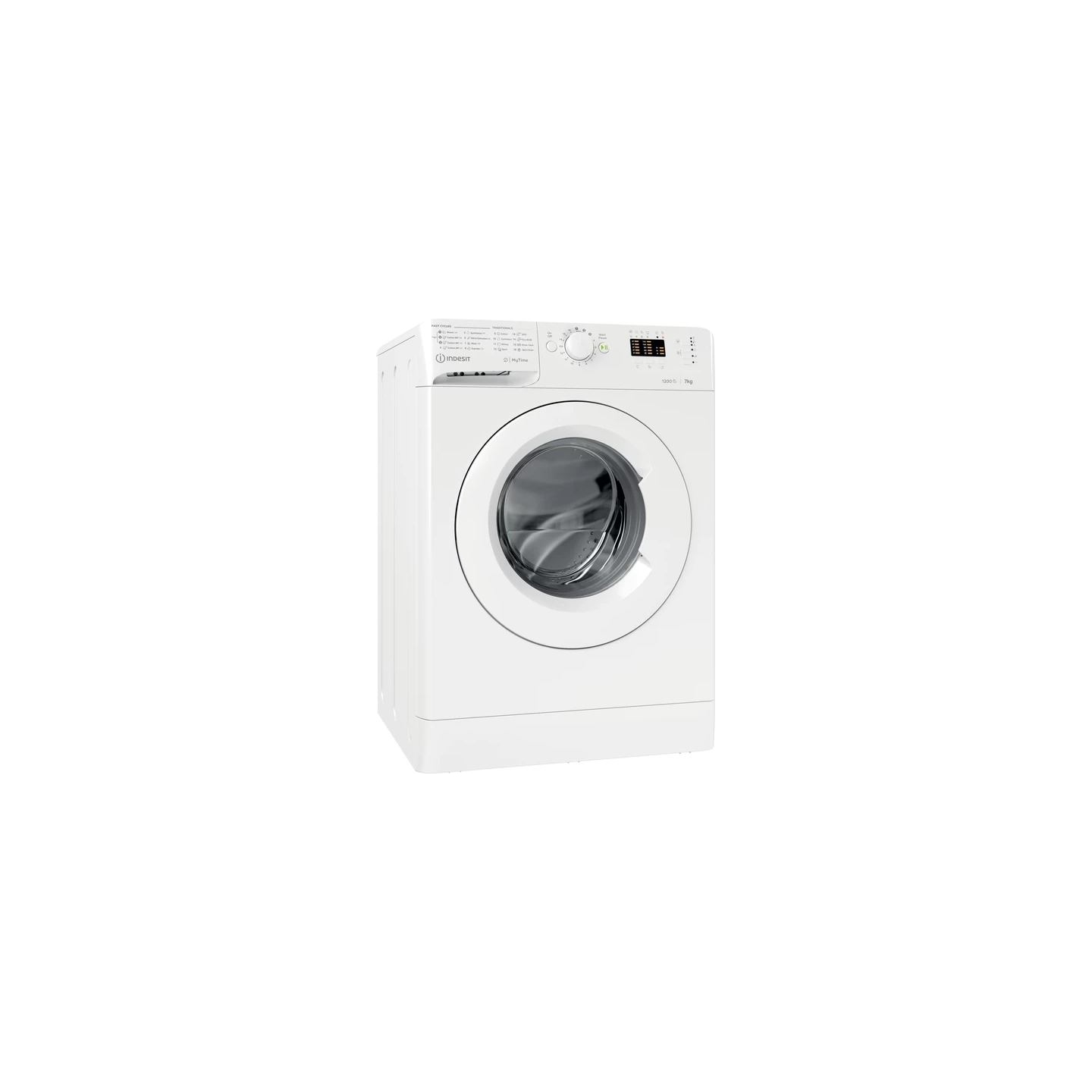 Indesit | Washing machine | MTWA 71252 W EE | Energy efficiency class E | Front loading | Washing capacity 7 kg | 1200 RPM | Dep