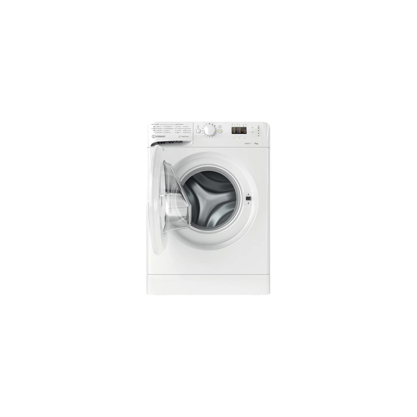 Indesit | Washing machine | MTWA 71252 W EE | Energy efficiency class E | Front loading | Washing capacity 7 kg | 1200 RPM | Dep