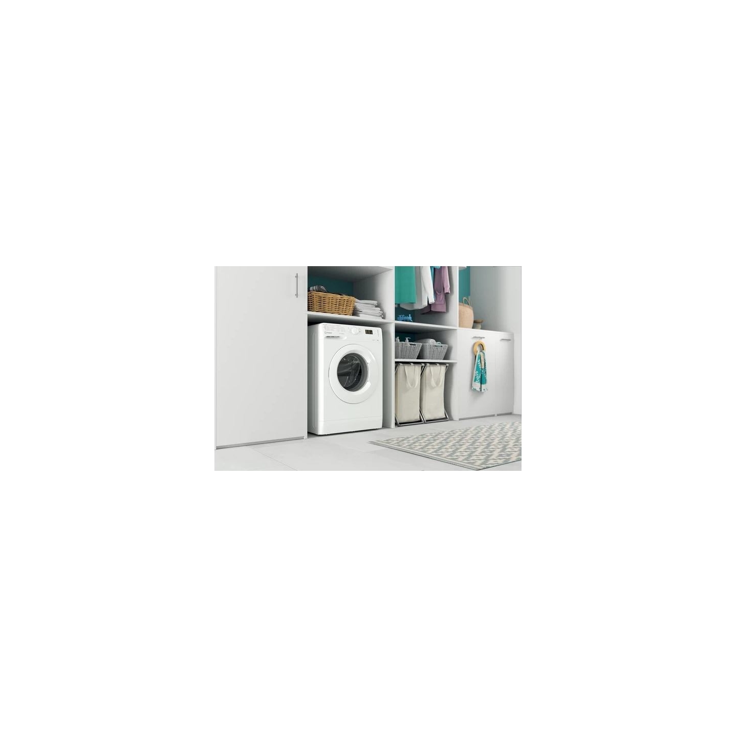Indesit | Washing machine | MTWA 71252 W EE | Energy efficiency class E | Front loading | Washing capacity 7 kg | 1200 RPM | Dep