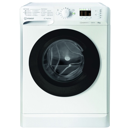 Indesit | Washing machine | MTWSA 61294 WK EE | Energy efficiency class C | Front loading | Washing capacity 6 kg | 1151 RPM | D