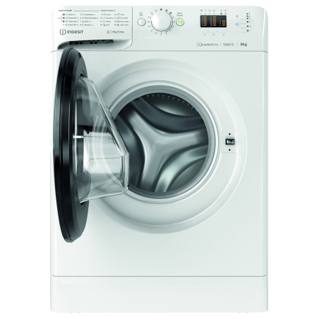 Indesit | Washing machine | MTWSA 61294 WK EE | Energy efficiency class C | Front loading | Washing capacity 6 kg | 1151 RPM | D