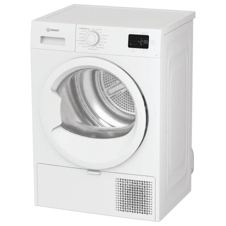 Indesit Dryer Machine | C YSD 72D WW EE | Energy efficiency class E | Front loading | 7 kg | Heat pump | Digital | Depth 54.5 cm