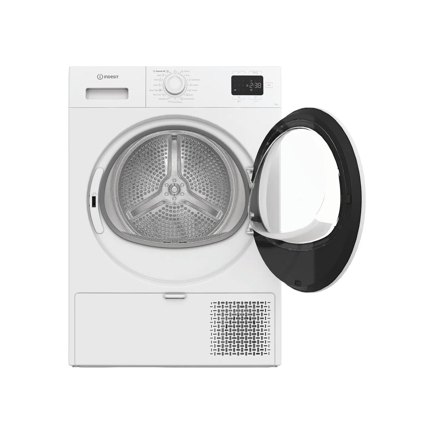 Indesit Dryer Machine | C YSD 72D WW EE | Energy efficiency class E | Front loading | 7 kg | Heat pump | Digital | Depth 54.5 cm
