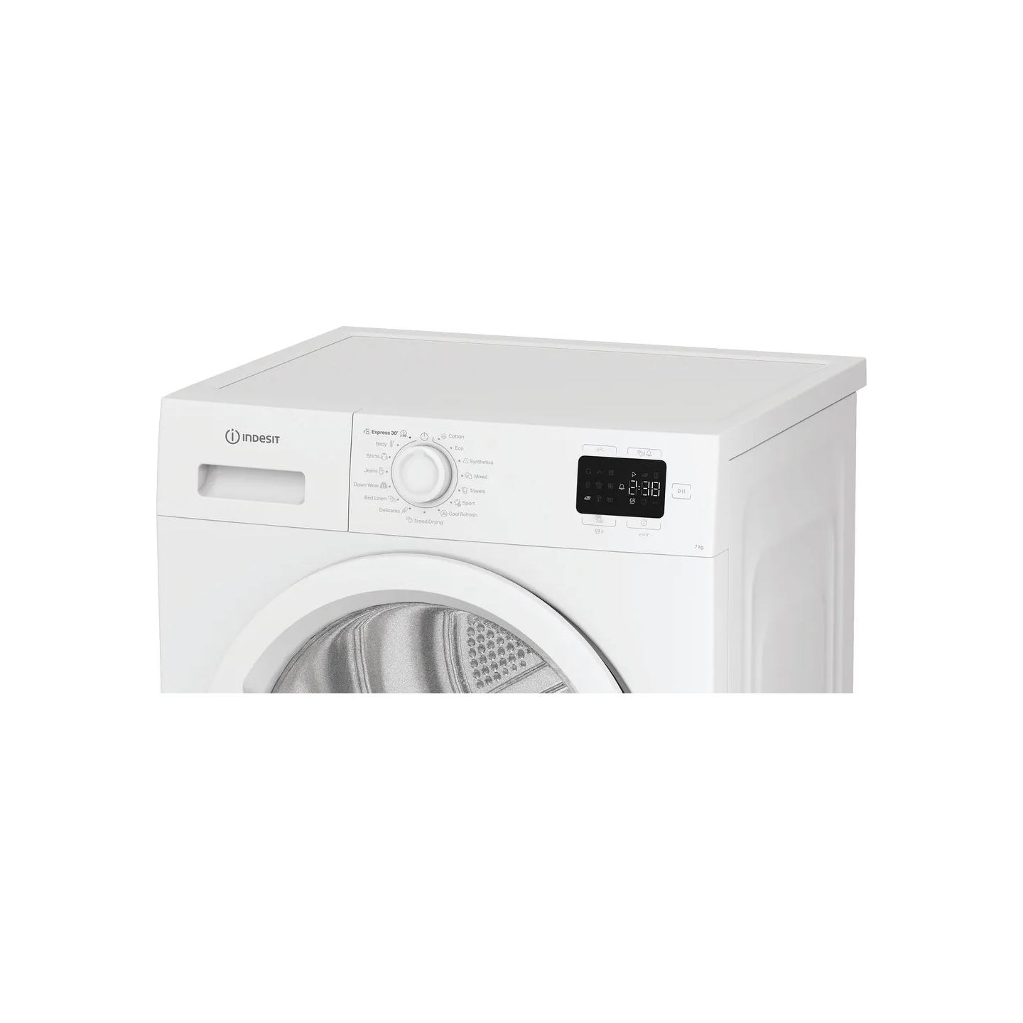 Indesit Dryer Machine | C YSD 72D WW EE | Energy efficiency class E | Front loading | 7 kg | Heat pump | Digital | Depth 54.5 cm