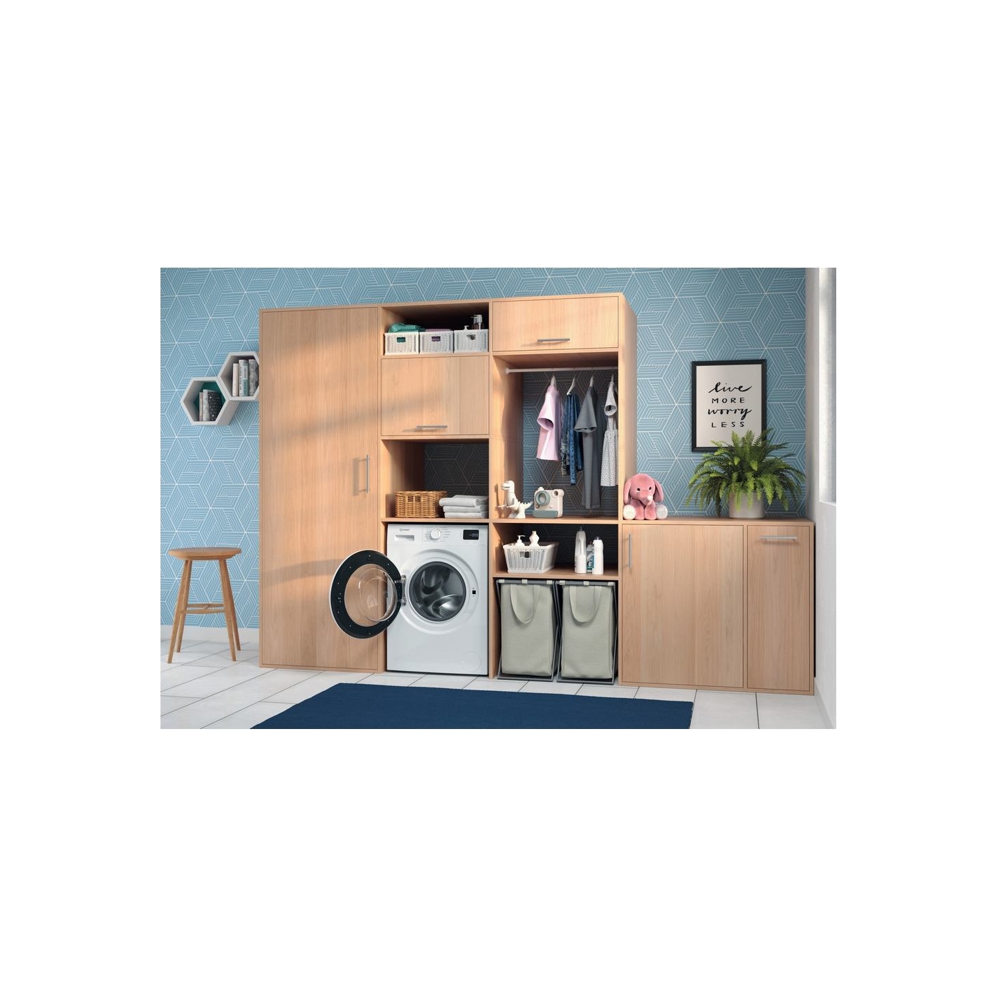 Indesit Washing machine | IM 762 MY TIME EE | Energy efficiency class A | Front loading | Washing capacity 7 kg | 1200 RPM | Dep