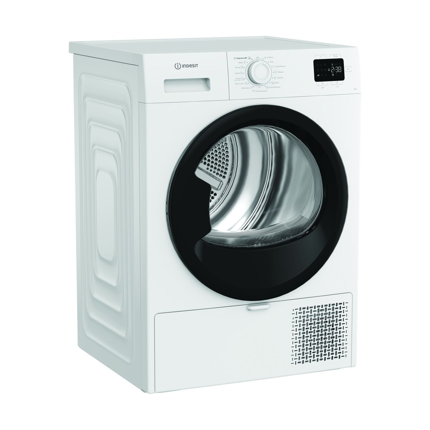 Indesit Dryer Machine | C YD 92D WB EE | Energy efficiency class E | Front loading | 9 kg | Digital | Depth 60.7 cm | White