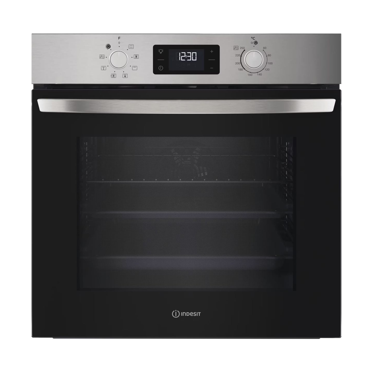 Indesit Oven | IO 255HU X | 71 L | Electric | Hydrolytic | Electronic | Convection | Height 59.5 cm | Width 59.5 cm | Stainless 