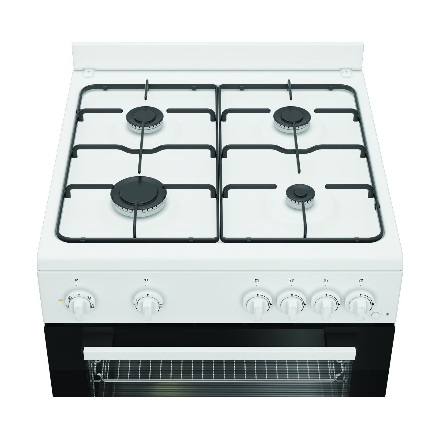 Indesit Cooker | I6G5KCW | Hob type Gas | Oven type Electric | White | Width 60 cm | Grilling | Depth 60 cm | 72 L