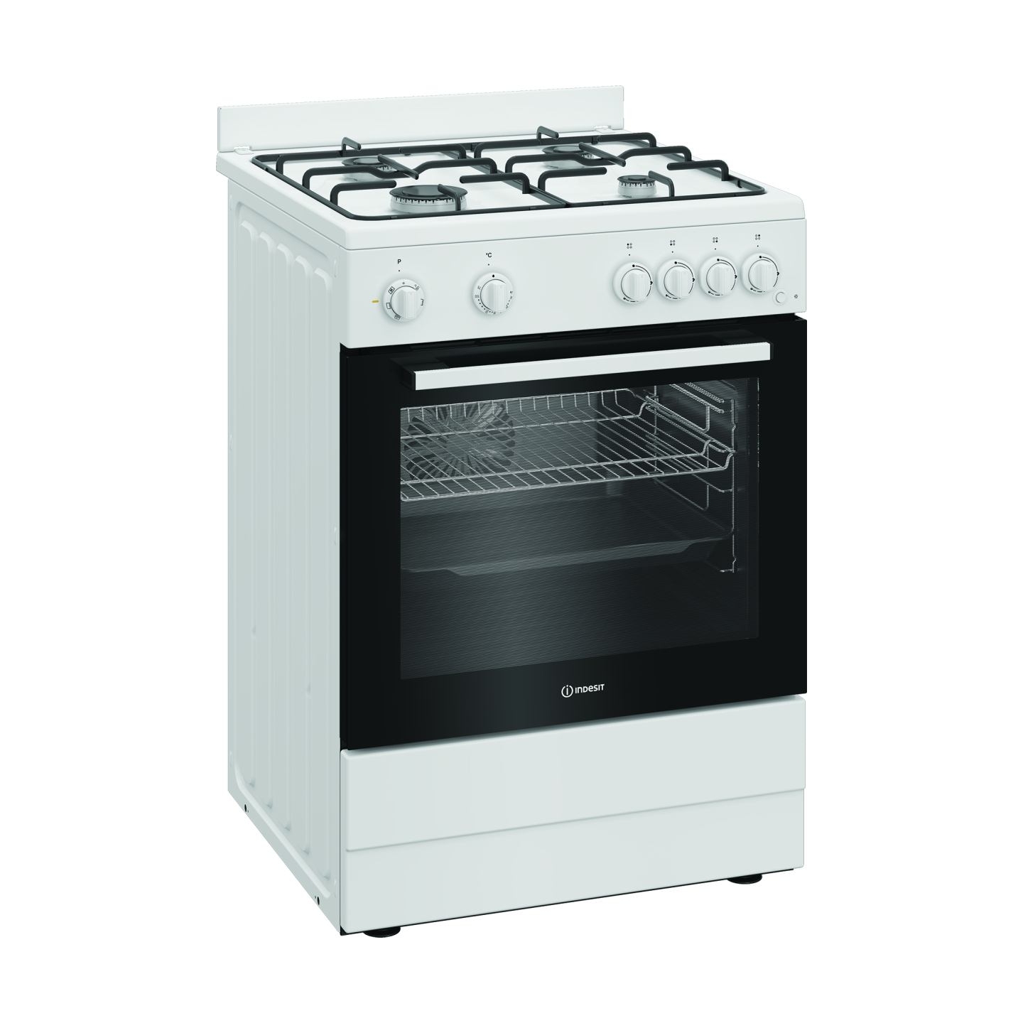 Indesit Cooker | I6G5KCW | Hob type Gas | Oven type Electric | White | Width 60 cm | Grilling | Depth 60 cm | 72 L