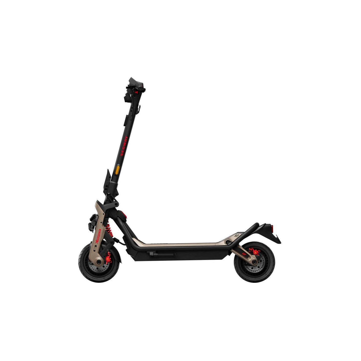 Segway | Superscooter GT3 Pro | Electric Scooter | Max 2 x 3500W W | Up to 80 km/h | 11 " | Black and Gold