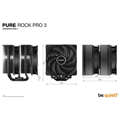 Be Quiet CPU COOLER S_MULTI/PURE ROCK PRO 3 BK042 BE QUIET