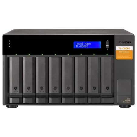 Qnap High-performance desktop SATA 6Gbps JBOD storage enclosure | TL-D800S