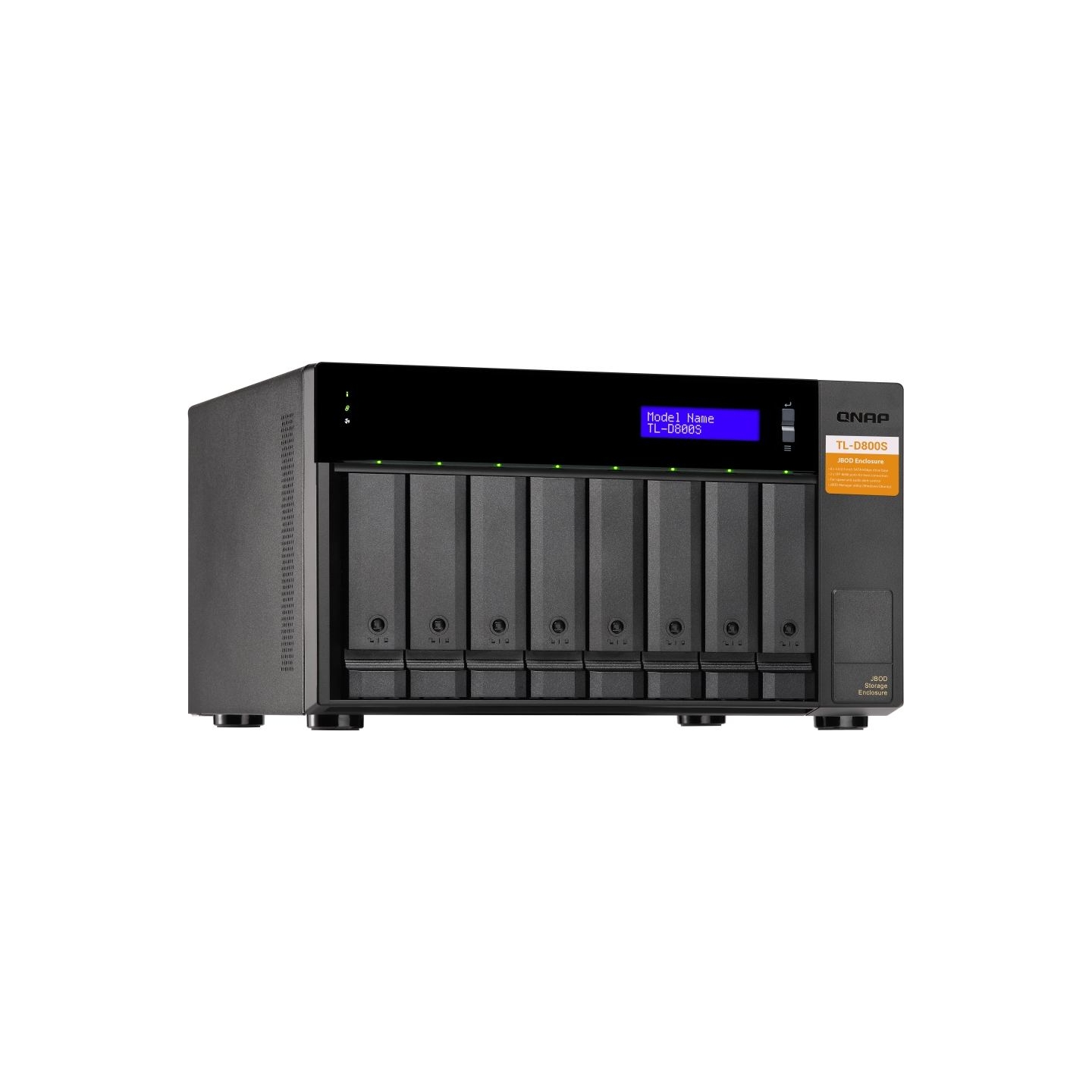 Qnap High-performance desktop SATA 6Gbps JBOD storage enclosure | TL-D800S