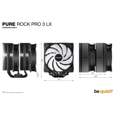 Be Quiet CPU COOLER S_MULTI/PURE ROCK PR3LX BK043 BE QUIET