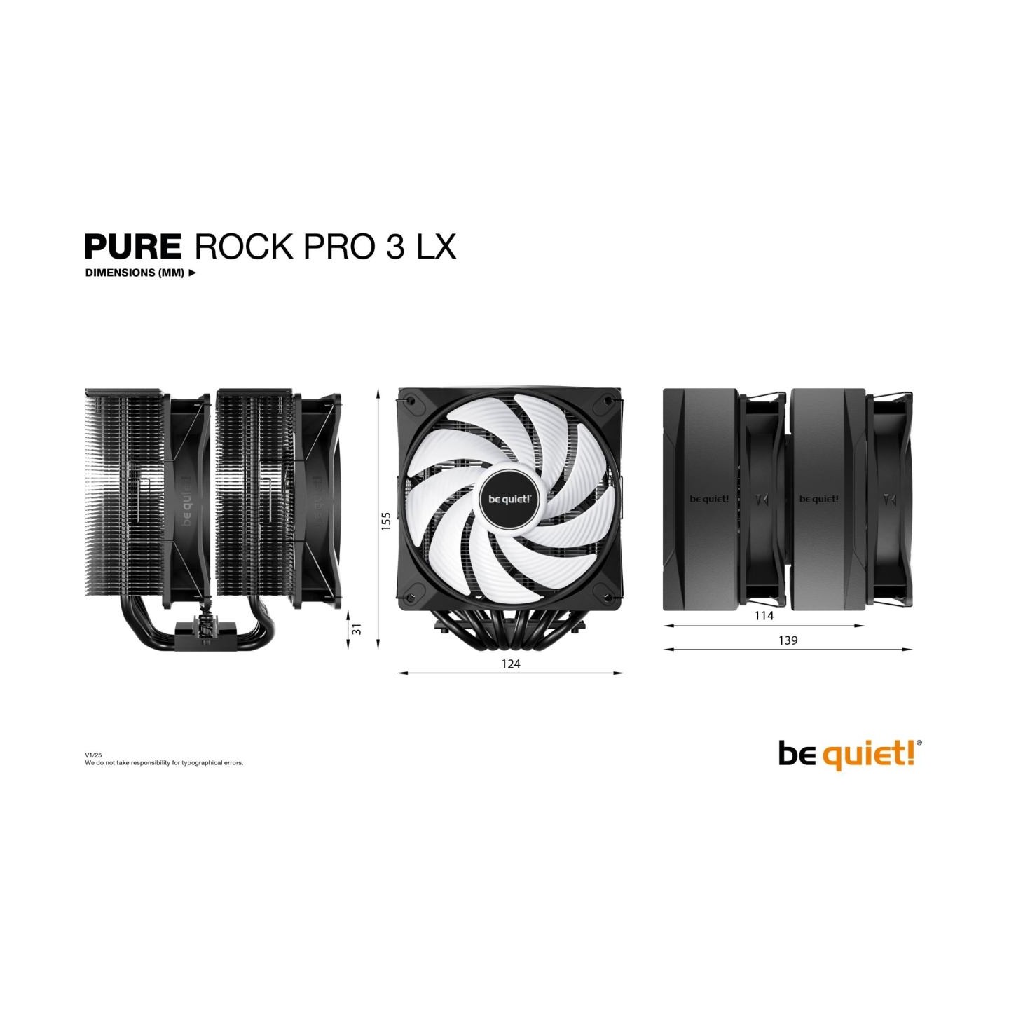 Be Quiet CPU COOLER S_MULTI/PURE ROCK PR3LX BK043 BE QUIET