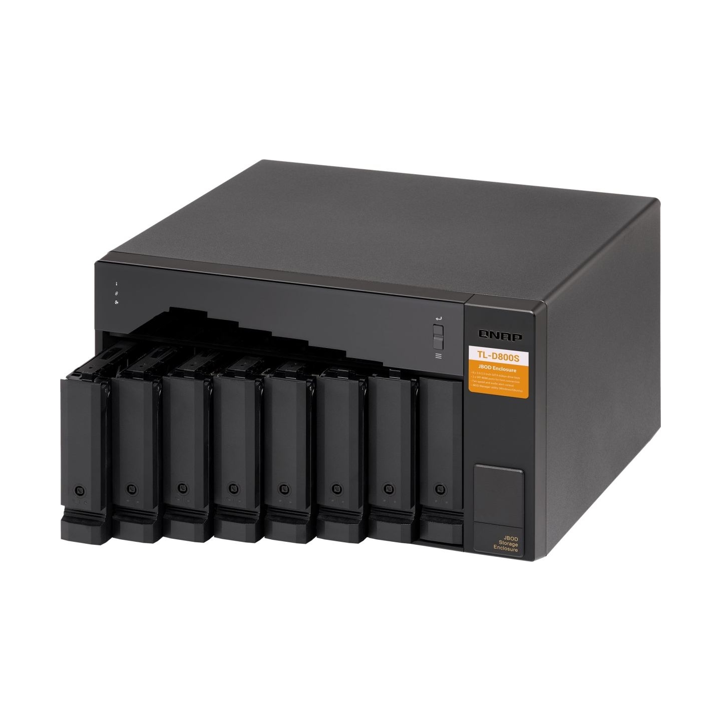 Qnap High-performance desktop SATA 6Gbps JBOD storage enclosure | TL-D800S