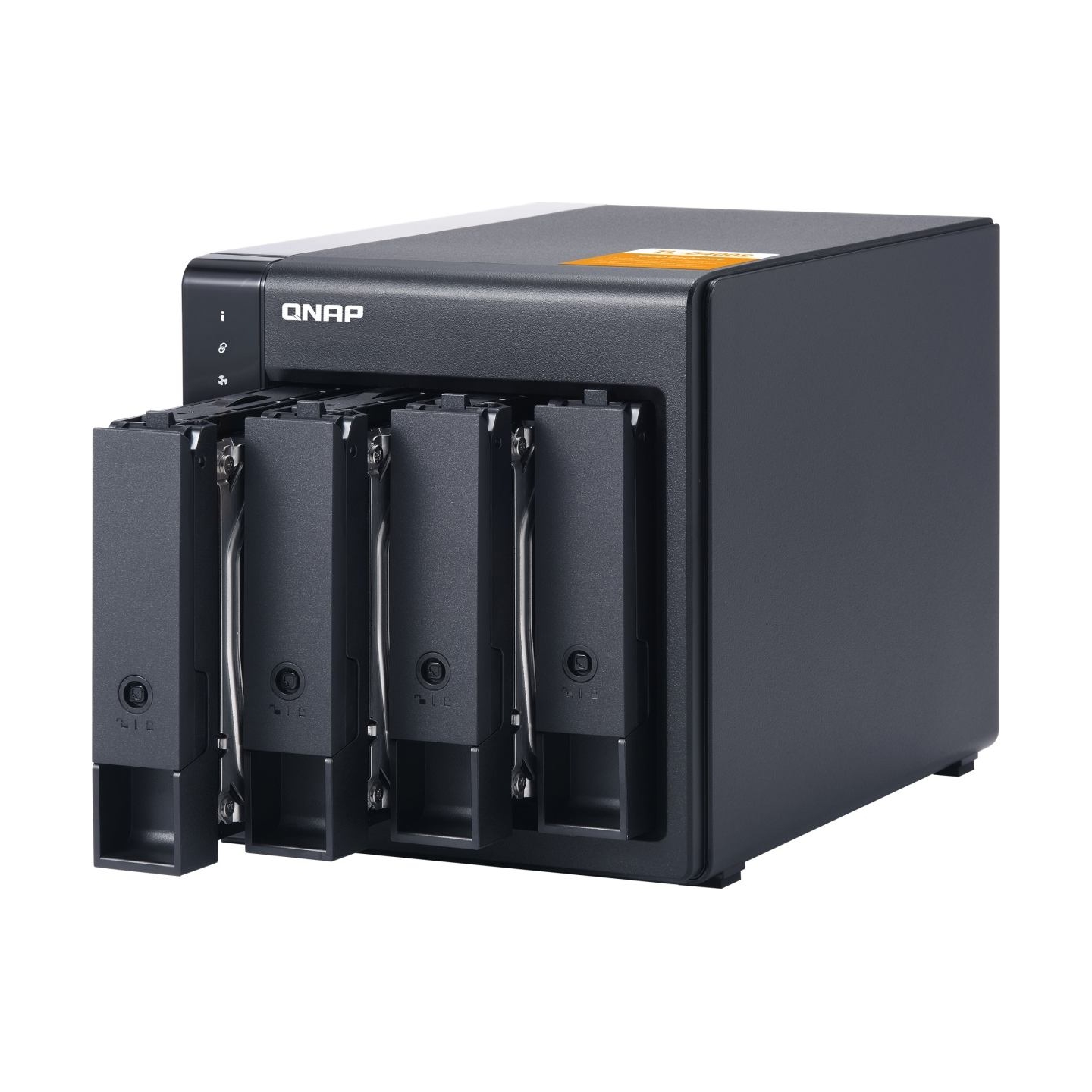 Qnap High-performance Desktop SATA 6Gbps JBOD Storage Enclosure | TL-D400S | Black