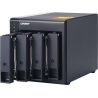 Qnap High-performance Desktop SATA 6Gbps JBOD Storage Enclosure | TL-D400S | Black