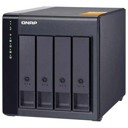 Qnap High-performance Desktop SATA 6Gbps JBOD Storage Enclosure | TL-D400S | Black