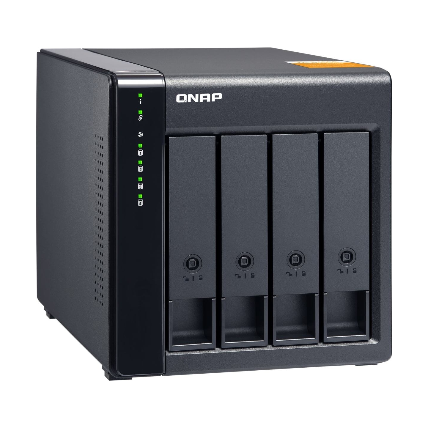 Qnap High-performance Desktop SATA 6Gbps JBOD Storage Enclosure | TL-D400S | Black