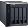 Qnap High-performance Desktop SATA 6Gbps JBOD Storage Enclosure | TL-D400S | Black