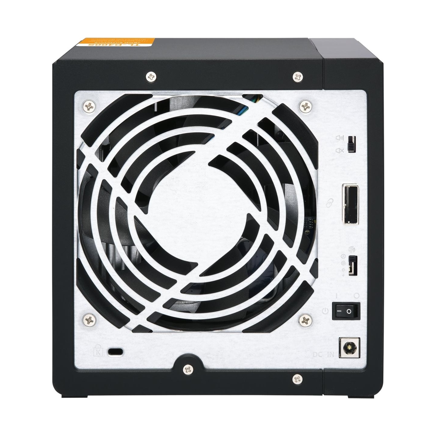 Qnap High-performance Desktop SATA 6Gbps JBOD Storage Enclosure | TL-D400S | Black