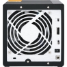 Qnap High-performance Desktop SATA 6Gbps JBOD Storage Enclosure | TL-D400S | Black