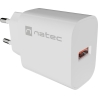 Natec Ribera USB Charger 1X USB-A 18W, White