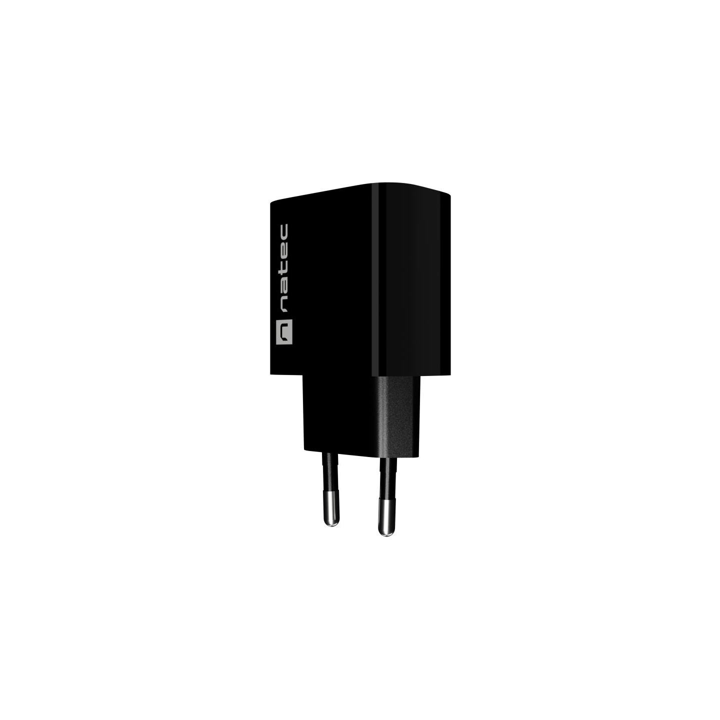 Natec Ribera USB Charger 1X USB-A + 1X USB-C 20W, Black