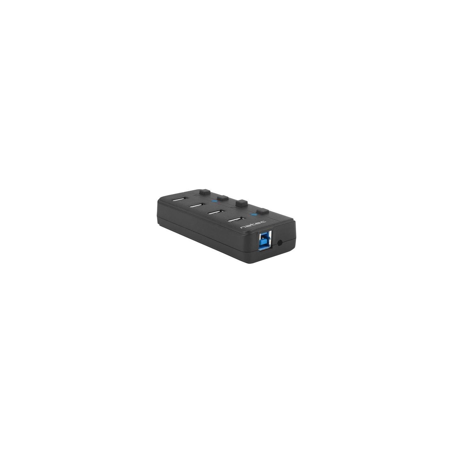 Natec USB 3.0 HUB, Mantis 2, 4-Port, On/Off with AC Adapter | Natec | 4 Port Hub With USB 3.0 | Mantis NHU-1557 | Black