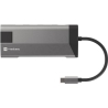 Natec | USB-C Multiport Adapter | NMP-1690 | Grey | USB Type-C | 0.15 m