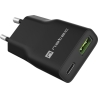 Natec Ribera USB Charger Gan Slim USB 1X USB-A + 1X USB-C 20W | NUC-2377