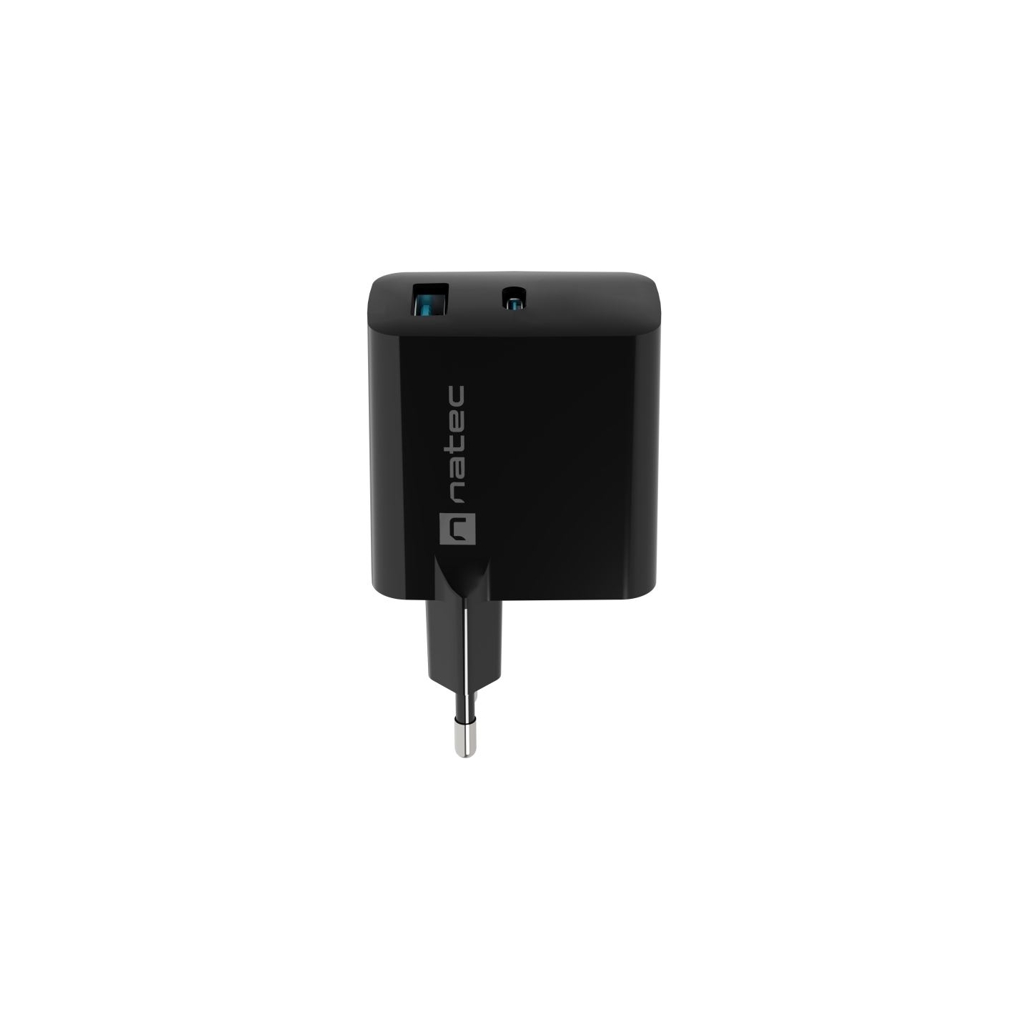 Natec Ribera USB Charger, 1x USB-A, 1x USB-C, 45 W | NUC-2143