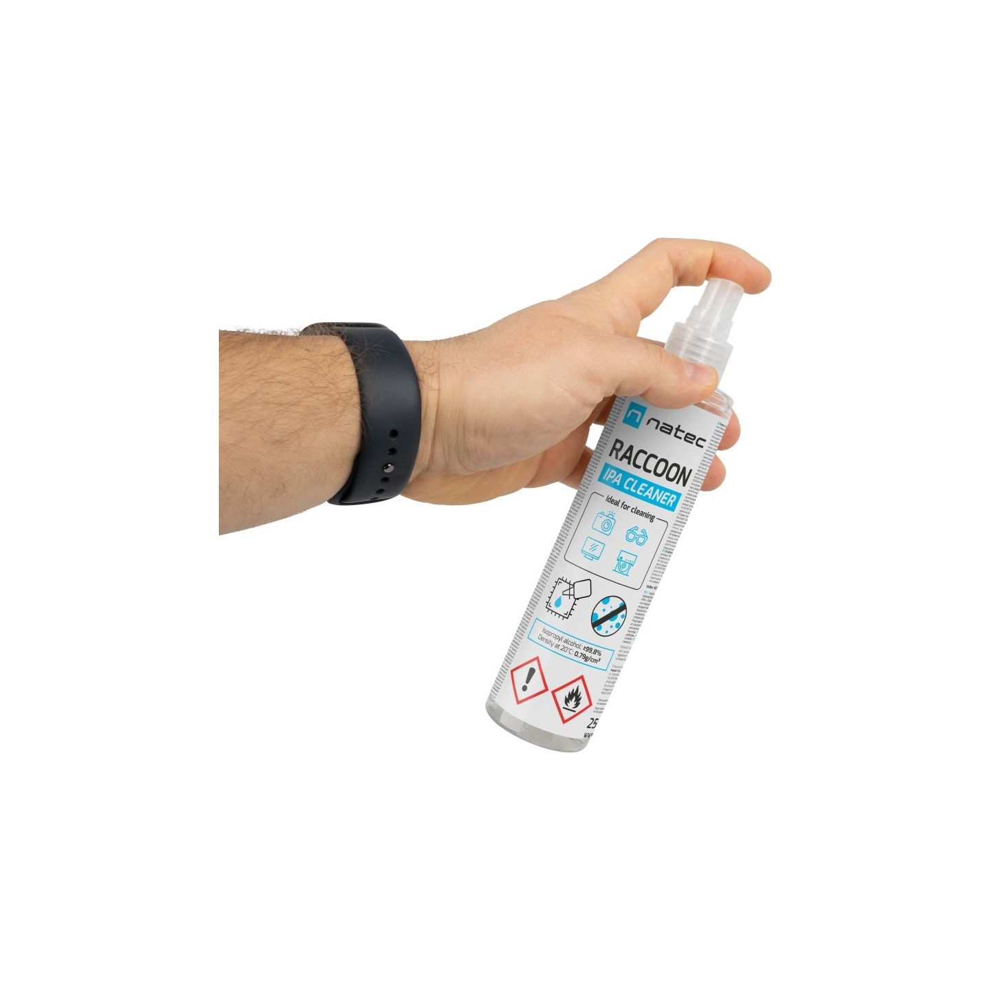 Natec Isopropylic Alcohol Racoon Ipa Cleaner | NSC-2450 | Cleaner | 250 ml