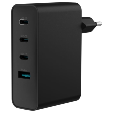 Natec Ribera USB Charger, 1x USB-A + 3x USB-C | NUC-2234