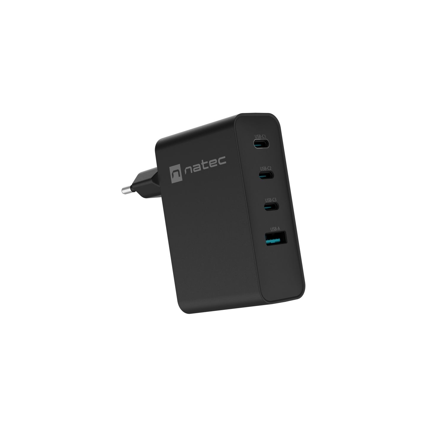 Natec Ribera USB Charger, 1x USB-A + 3x USB-C | NUC-2234