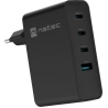 Natec Ribera USB Charger, 1x USB-A + 3x USB-C | NUC-2234