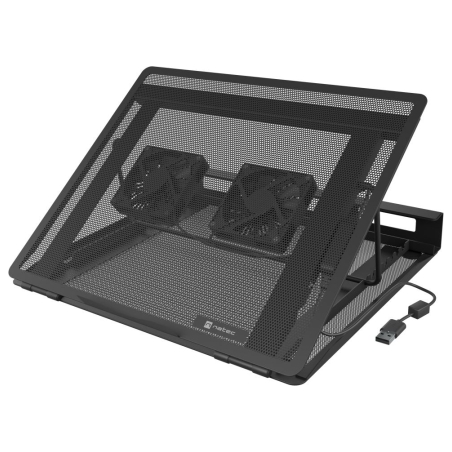 Natec | Laptop Cooler Pad, 2 Fans | Tern 2 Plus | Black