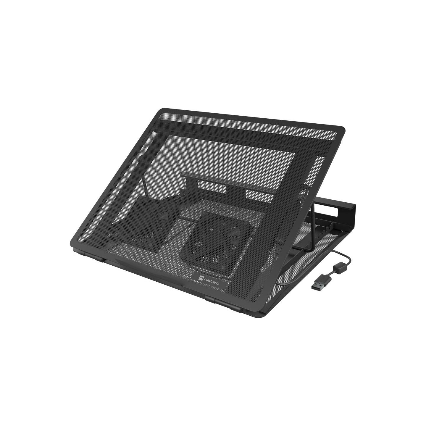 Natec | Laptop Cooler Pad, 2 Fans | Tern 2 Plus | Black