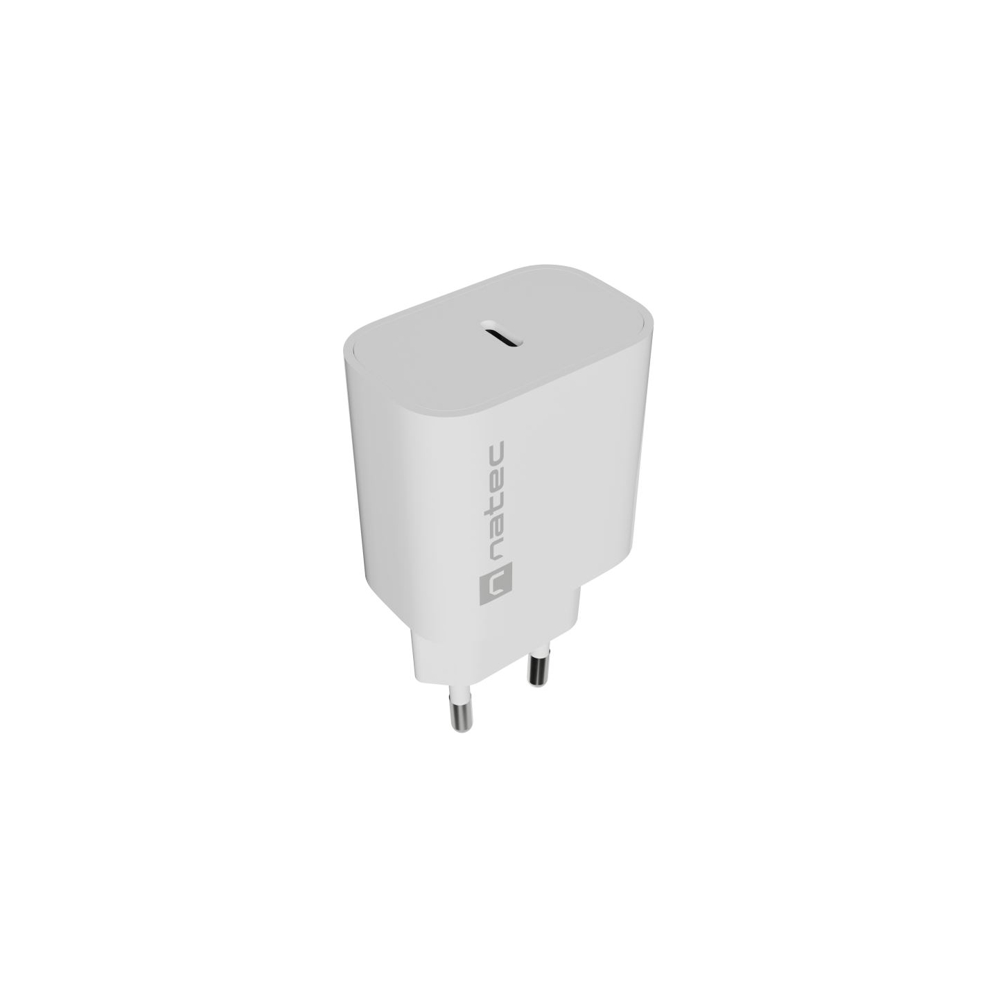Natec Ribera USB Charger 1X USB-C 20W, White