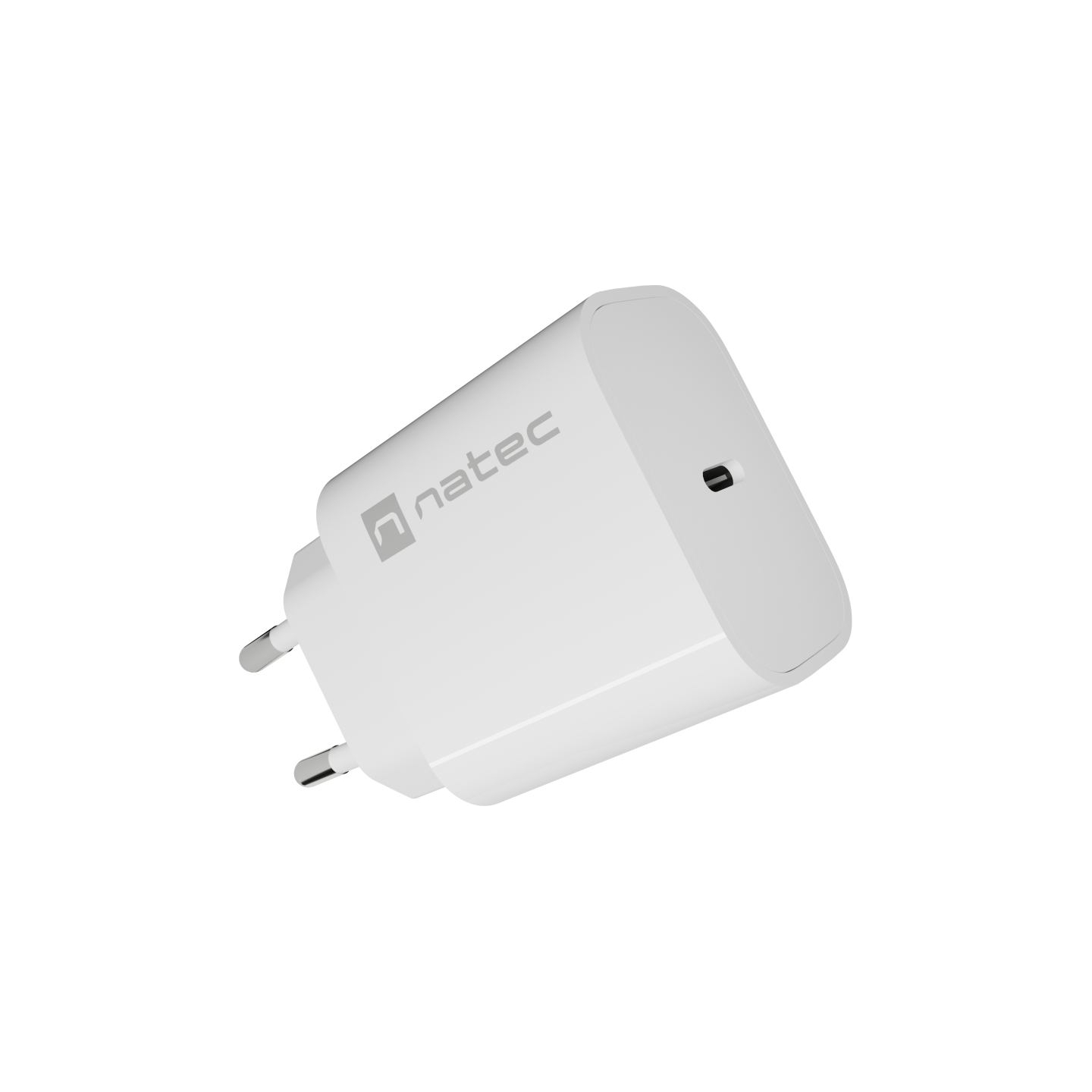 Natec Ribera USB Charger 1X USB-C 20W, White