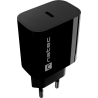 Natec Ribera USB Charger 1X USB-C 20W, Black
