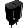Natec Ribera USB Charger 1X USB-A 18W, Black
