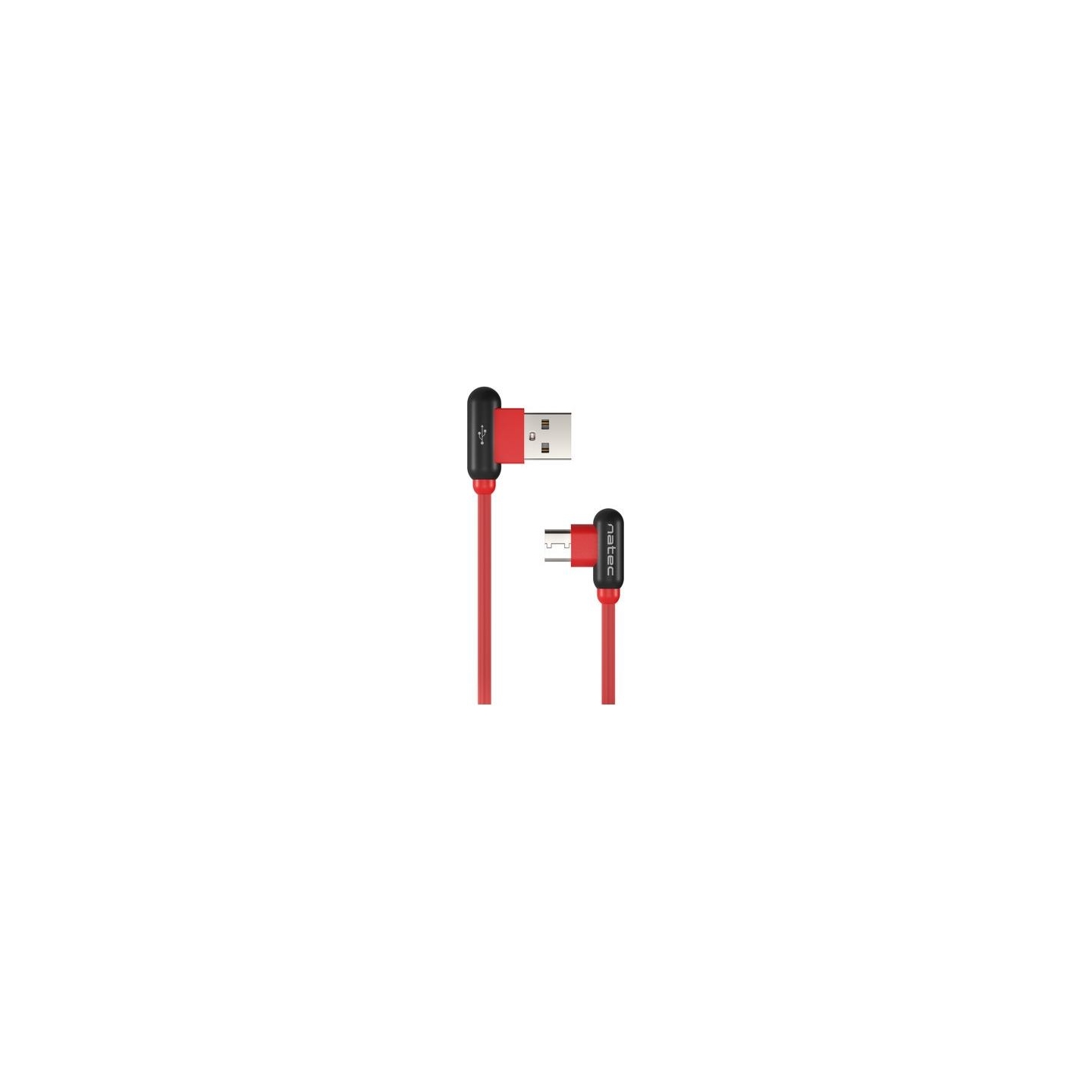 Natec Prati, Angled USB Type C to Type A Cable 1m, Red | Natec | Angled USB Type C to USB Type A | Prati | USB Type C | USB Type