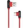 Natec Prati, Angled USB Type C to Type A Cable 1m, Red | Natec | Angled USB Type C to USB Type A | Prati | USB Type C | USB Type
