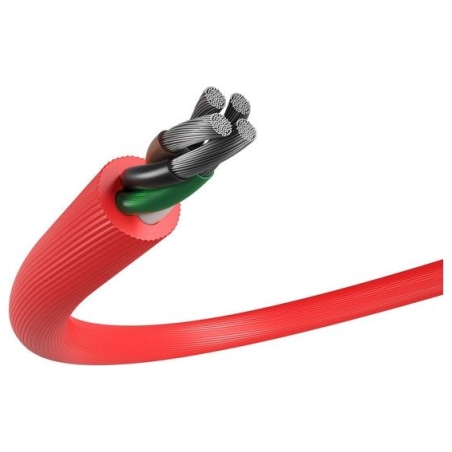 Natec Prati, Angled USB Type C to Type A Cable 1m, Red | Natec | Angled USB Type C to USB Type A | Prati | USB Type C | USB Type